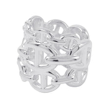Load image into Gallery viewer, HERMES Chaine d&#39;Ancre Ring Size GM/48/#8 SV925
