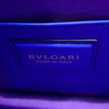 Load image into Gallery viewer, BVLGARI Serpenti Forever ChainShoulder Blue Leather
