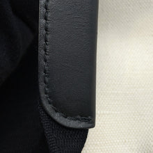 Load image into Gallery viewer, BALENCIAGA Navy Kabas White/Black339933 Canvas Leather Size S
