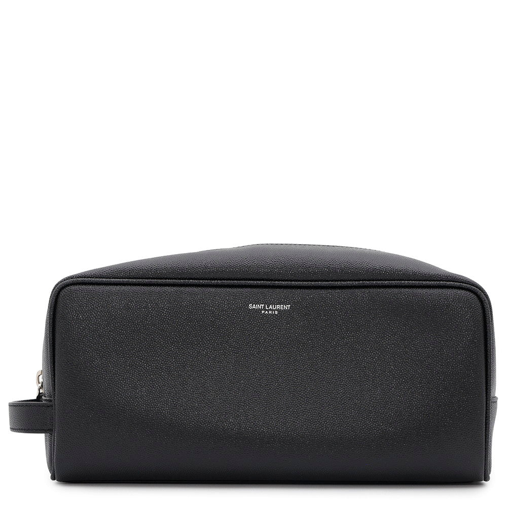 SAINT LAURENT PARIS Clutch Bag Black609347 Leather