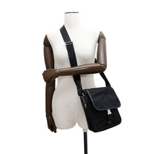 将图像加载到图库查看器中，PRADA Shoulder Bag Black Nylon
