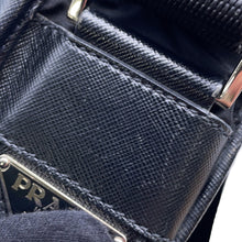 将图像加载到图库查看器中，PRADA Shoulder Bag Black Nylon
