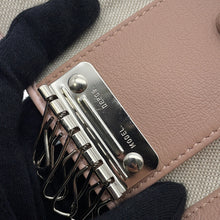 Load image into Gallery viewer, JIMMY CHOO Key Case Star Studded Pink Leather
