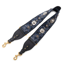Load image into Gallery viewer, Dior Medallion Embroidery Shoulder Strap BlueAY5626W3 Canvas Leather
