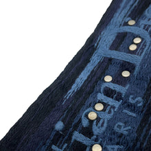 Load image into Gallery viewer, Dior Medallion Embroidery Shoulder Strap BlueAY5626W3 Canvas Leather
