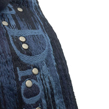 Load image into Gallery viewer, Dior Medallion Embroidery Shoulder Strap BlueAY5626W3 Canvas Leather
