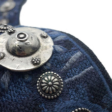 Load image into Gallery viewer, Dior Medallion Embroidery Shoulder Strap BlueAY5626W3 Canvas Leather
