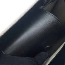 将图像加载到图库查看器中，JIMMY CHOO ★Tote Bag Natural/Black Canvas Leather
