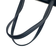 将图像加载到图库查看器中，JIMMY CHOO Tote Bag Natural/Black Canvas Leather
