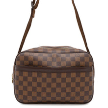 Load image into Gallery viewer, LOUIS VUITTON Reporter BeigeN45253 Damier Ebene Canvas Size PM
