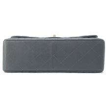 Load image into Gallery viewer, CHANEL Jumbo Matelasse W Flap ChainShoulder Bag GrayA58600 Caviar Leather Size 30
