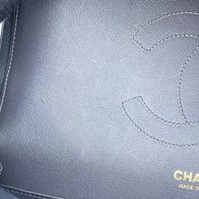 Load image into Gallery viewer, CHANEL Jumbo Matelasse W Flap ChainShoulder Bag GrayA58600 Caviar Leather Size 30
