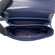 Load image into Gallery viewer, CHANEL Matelasse Full Flap Shoulder Bag BlueAS3402 Calf Leather
