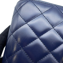 Load image into Gallery viewer, CHANEL Matelasse Full Flap Shoulder Bag BlueAS3402 Calf Leather
