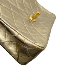 Load image into Gallery viewer, CHANEL Mini Matelasse ChainShoulder Bag Gold Lambskin Size 18
