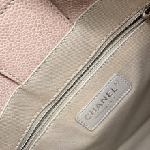 将图像加载到图库查看器中，CHANEL Deauville ChainTote Bag Pink Leather Caviar Leather Size PM
