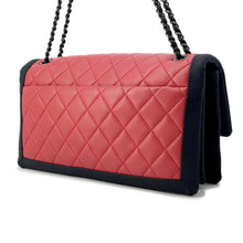 将图像加载到图库查看器中，CHANEL Matelasse ChainShoulder Bag Red/Black Lambskin
