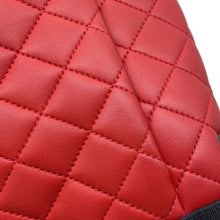 将图像加载到图库查看器中，CHANEL Matelasse ChainShoulder Bag Red/Black Lambskin

