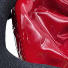 Load image into Gallery viewer, CHANEL Mademoiselle ChainBowling Bag Red Patent Leather
