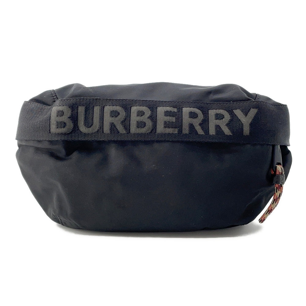 BURBERRY Logo Crossbody Bag Black8025668 Nylon