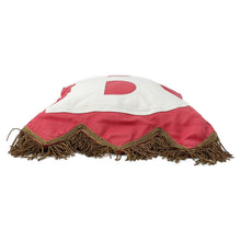 将图像加载到图库查看器中，BURBERRY BT logo fringe flag bag Red/White8046596 Leather
