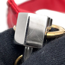 将图像加载到图库查看器中，BURBERRY BT logo fringe flag bag Red/White8046596 Leather
