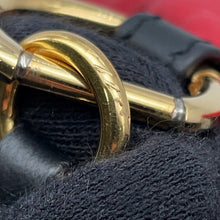 将图像加载到图库查看器中，BURBERRY BT logo fringe flag bag Red/White8046596 Leather
