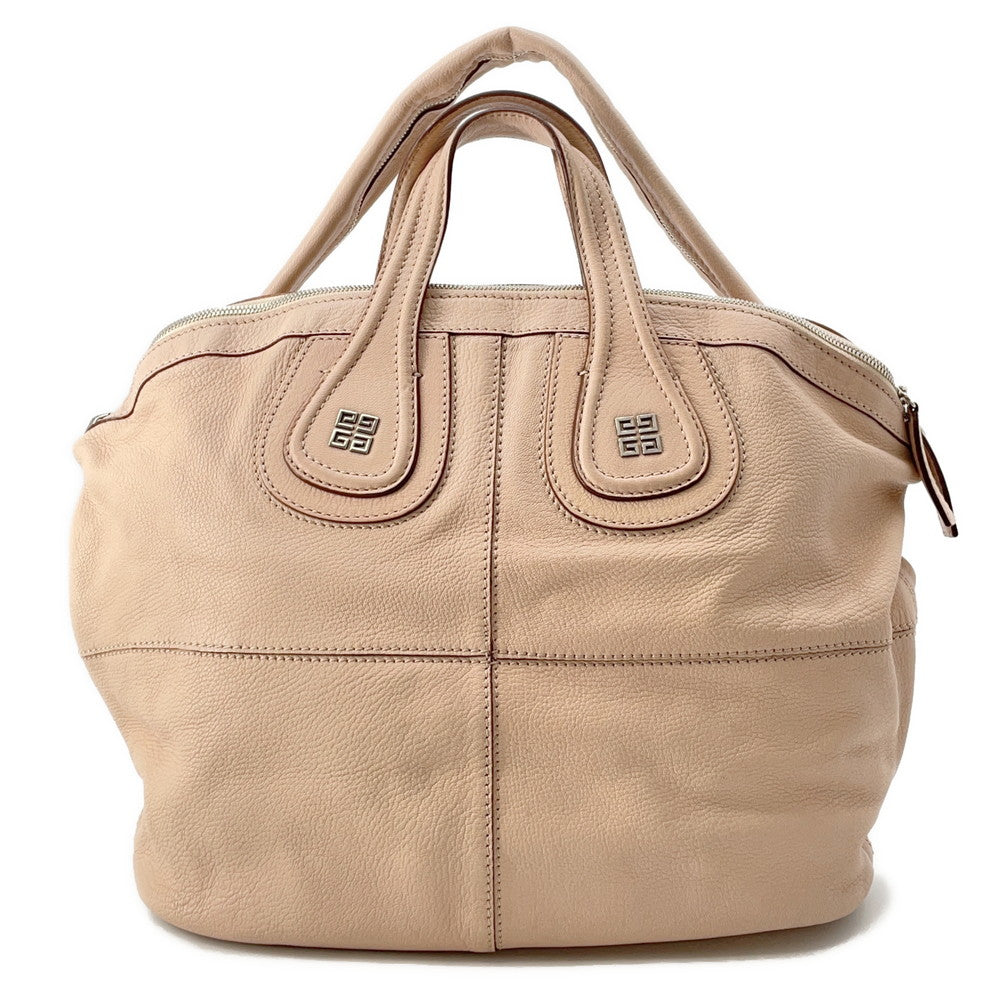 GIVENCHYレザーハンドバッグ(ダークブラウン) 中古・古着通販】GIVENCHY (ジバンシィ) レザーハンドバッグ