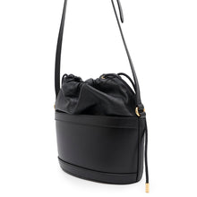 将图像加载到图库查看器中，GUCCI Horsebit 1955 Bucket Shoulder Bag Black602118 Leather
