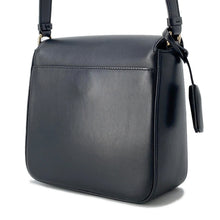 将图像加载到图库查看器中，Ferragamo Gancini Shoulder Bag Black21 O009 Leather
