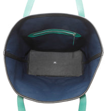 Load image into Gallery viewer, HERMES Pur Sangle Tote Bag Marine/Vert Vertigo Toile Military Taurillon Clemence Sangle Woolie
