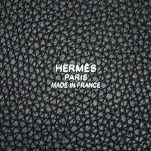 Load image into Gallery viewer, HERMES Pur Sangle Tote Bag Marine/Vert Vertigo Toile Military Taurillon Clemence Sangle Woolie
