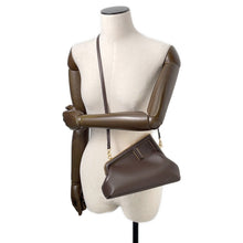 Load image into Gallery viewer, FENDI First Shoulder Bag Brown8BP129 Leather Size Small
