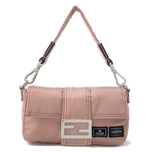 Load image into Gallery viewer, FENDI Mamma Bucket Shoulder Bag Porter collaboration Pink7AS138 Nylon
