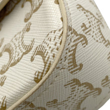 Load image into Gallery viewer, CELINE Triomphe One Shoulder Bag White194142 PVC Leather
