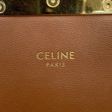 将图像加载到图库查看器中，CELINE Triomphe One Shoulder Bag White194142 PVC Leather
