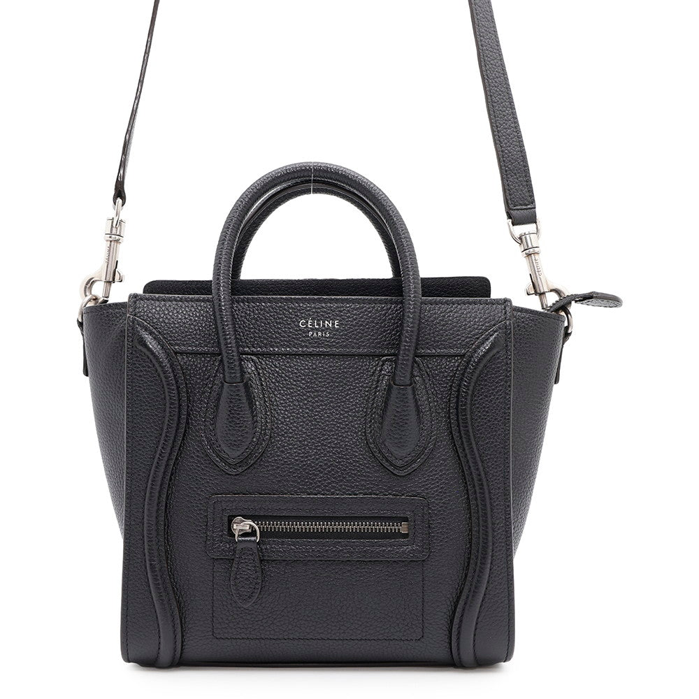 CELINE Luggage shopper Black189243 Leather Size Nano