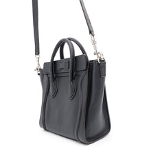 将图像加载到图库查看器中，CELINE Luggage shopper Black189243 Leather Size Nano
