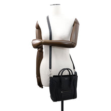 将图像加载到图库查看器中，CELINE Luggage shopper Black189243 Leather Size Nano
