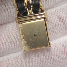 Load image into Gallery viewer, CHANEL Premiere Bag Charm Tulle M Limited Edition H19.7mm×W15.2mm Gold Plated Leather Black DialH9859
