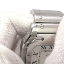Load image into Gallery viewer, CARTIER Santos de Cartier Watch LM W39.8mm Stainless Steel Silver DialWSSA0018
