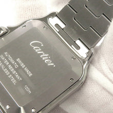 Load image into Gallery viewer, CARTIER Santos de Cartier Watch LM W39.8mm Stainless Steel Silver DialWSSA0018
