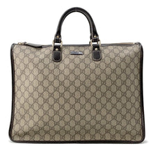 将图像加载到图库查看器中，GUCCI GG Supreme Business Bag Brown/Beige189899 PVC Leather
