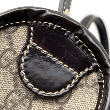 将图像加载到图库查看器中，GUCCI GG Supreme Business Bag Brown/Beige189899 PVC Leather

