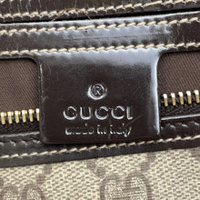 将图像加载到图库查看器中，GUCCI GG Supreme Business Bag Brown/Beige189899 PVC Leather
