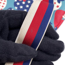 将图像加载到图库查看器中，GUCCI Children&#39;s Belt Bag Strawberry Blue/Multicolor502095 PVC Leather
