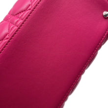 将图像加载到图库查看器中，Dior Lady Dior Canage 2WAY Handbag Pink/BlackM0550 Leather
