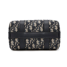 将图像加载到图库查看器中，Dior Oblique Dior Groove 20 NavyM1364UTZQ Jacquard Calf Leather Size Small
