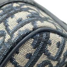 将图像加载到图库查看器中，Dior Oblique Dior Groove 20 NavyM1364UTZQ Jacquard Calf Leather Size Small

