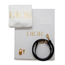 将图像加载到图库查看器中，Dior Oblique Dior Groove 20 NavyM1364UTZQ Jacquard Calf Leather Size Small
